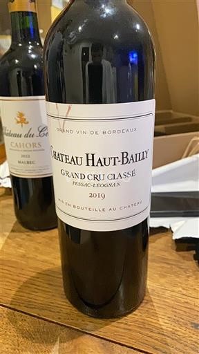 Burdeos Pessac-Léognan Grand Cru Classé Château Haut-Bailly 2019