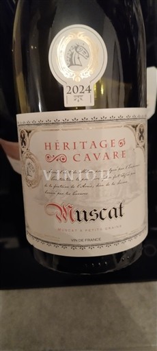 Alsasko Muškát Héritage Cavare 2024