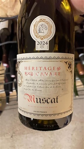 Alsazia Moscato Héritage Cavare 2024