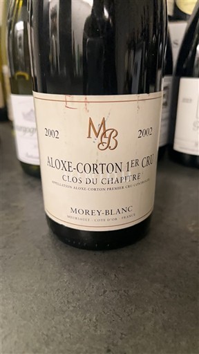 Burgundy Aloxe-Corton Premier Cru Morey-Blanc Clos du Chapitre 2002