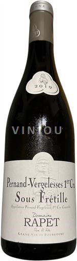 Burgundi Määrittelemätön Premier Cru Domaine Rapet Sous Frétille 2019
