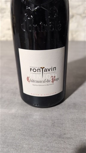 Rhônen laakso Châteauneuf-du-Pape Domaine Fontavin David & Goliath 2019