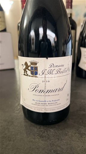 Bourgogne Pommard Domaine Jean-Marc Boillot 2010