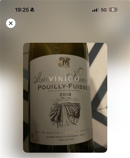 Borgoña Pouilly-fuissé Marcel & Normand 2018