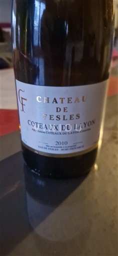 Loire-dalen Coteaux-du-layon Château Fesles 2010
