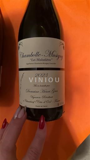 Borgoña Chambolle-Musigny Domaine Henri Gros Les Maladières 2023