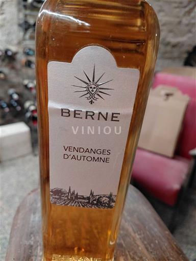 Rượu vang Blanc moelleux Vendanges d'Automne Berne Non millésimé Pháp Provence, hạ lưu Rhône, Corse Địa Trung Hải IGP
