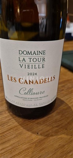 Roussillon Collioure Domaine La Tour Vieille Les Canadells 2024