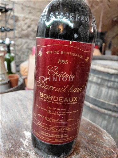 Burdeos Bordeaux Château Barrail-haut 1995