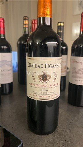 Bordeaux Saint-Émilion Grand Cru Château Piganeau 2016