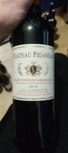 Bordeaux Saint-Émilion Grand Cru Château Piganeau 2016
