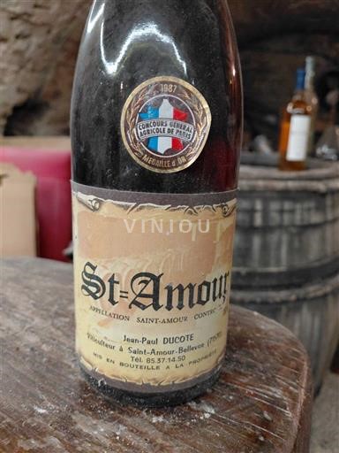 Beaujolais Saint-Amour Jean-Paul Ducote Não Sazonado