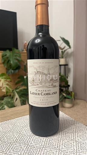 Bordeaux Cadillac Côtes de Bordeaux Château Latour Camblanes 2019