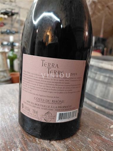 Valle del Rodano Côtes-du-Rhône Le Clocher des Templiers Terra Terre 2019