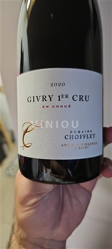 Burgundsko Givry Premier Cru Domaine Chofflet En Choué 2020