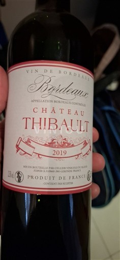 Bordéus Château Thibault 2019