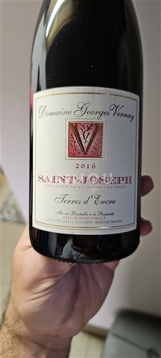 Rhône Valley Saint-Joseph Domaine Georges Vernay Terres d'Encre 2016