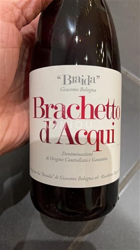 Piëmont Brachetto d'Acqui Braida di Giacomo Bologna Niet-geïntegreerd