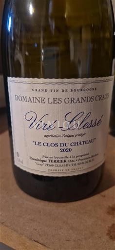 Burgundija Viré-clessé Domaine les Grands Crays Le Clos du Château 2020