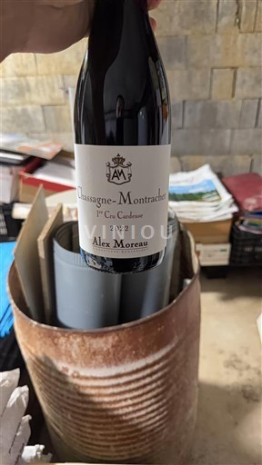 Вина Rouge sec 1er Cru Cardeuse Alex Moreau 2022 Francuska Burgundija Chassagne-montrachet AOC Premier Cru
