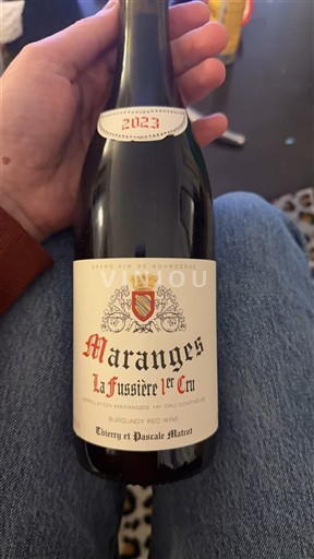 Burgundy Maranges Premier Cru Thierry et Pascale Matrot La Fussière 1er Cru 2023