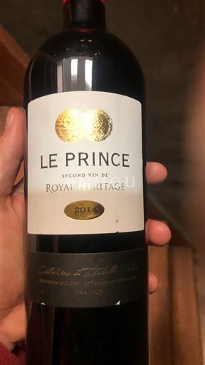 Bordeaux Saint-Émilion Royal Heritage Le Prince 2014