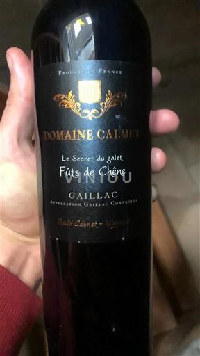 Sudoeste Gaillac Domaine Calmels Le Secret du galet Fûts de Chêne 2015