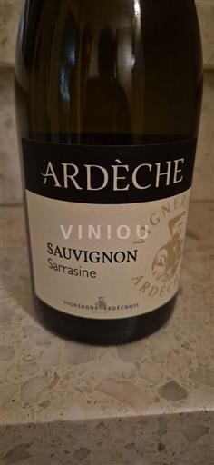Alpe in reke Rona Ardeška. Vignerons Ardéchois Sarrasine 2024