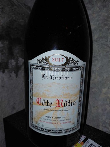 Vale do Ródano Côte-rôtie Patrick Jasmin La Giroflarie 2017