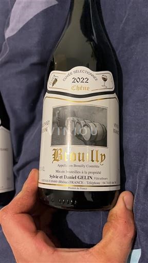 Beaujolais Brouilly Sylvie et Daniel Gélin Chêne 2022