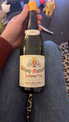 Burgundy Puligny-Montrachet Premier Cru Domaine Thierry et Pascale Matrot La Garenne 1er Cru 2023