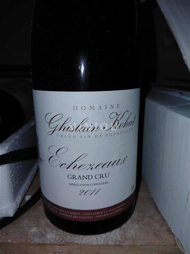 Burgund Échézeaux Grand Cru Domaine Ghislain Kohut 2011