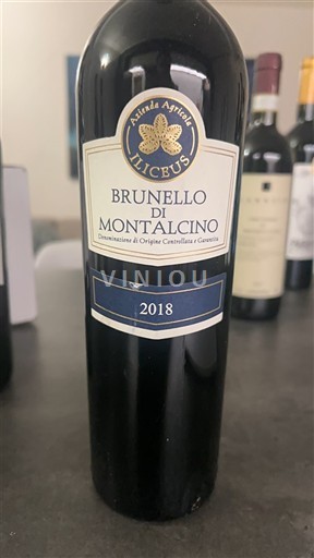 Toscana Brunello di Montalcino. Azienda Agricola Licus 2018