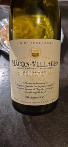 Burgundi Mâcon ja Mâcon-kylät Les Déz Clos de Mont-Rachet Ei vuosikertaa