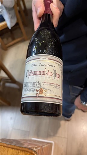 Valle del Ródano Châteauneuf-du-Pape. Clos Val Aouré 2008