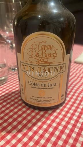 Jura Côtes du Jura Caveau des Byards Vin Jaune 2015