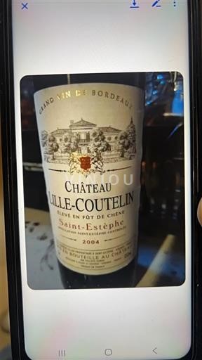 Burdeos Saint-Estèphe Château LILLET-COUTELIN 2004