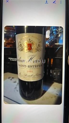 Burdeos Saint-Estèphe Château Hauture 2001