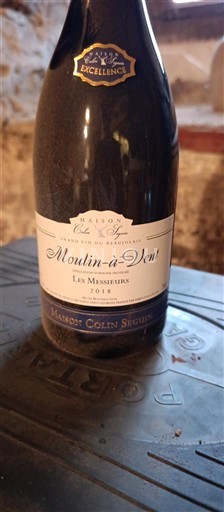 Beaujolais Moulin-à-vent Maison Colin Seguin Les Mésalliers 2018