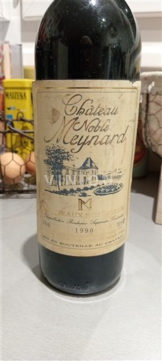 Bordeaux Bordeaux Supérieur Château Noble Meynard 1990