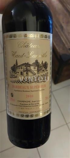 Burdeos Bordeaux superior Château Haut Lamothe 2010