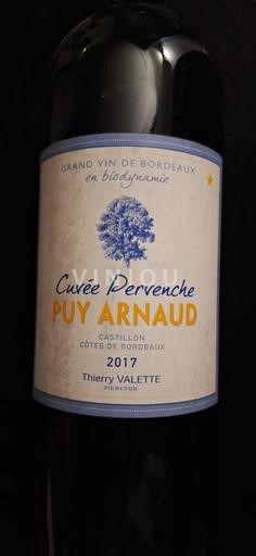 Bordeaux Castillon-côtes-de-bordeaux Puy Arnaud Pervenche 2017