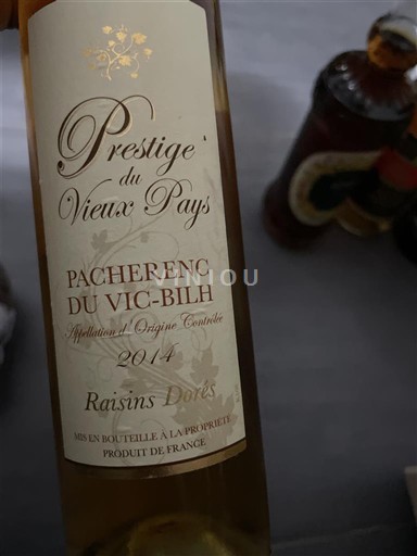 Sudoeste Pacherenc-du-vic-bilh Prestige du Vieux Pays Raisins Dorés 2014