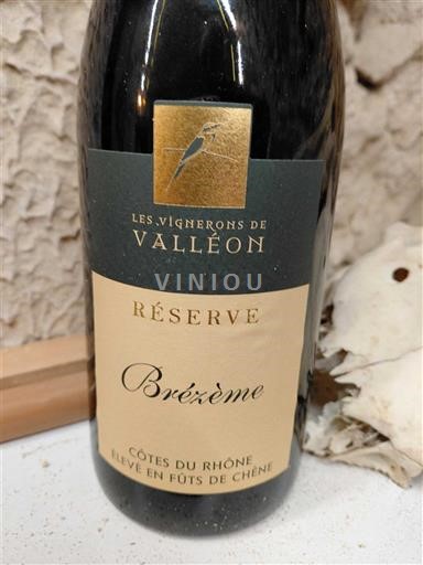 Rhône Valley Côtes du Rhône Les Vignerons de Valléon Réserve Brézème Non-Vintage