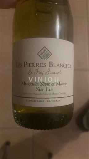 Loire-dalen Muscadet-Sèvre-et-Maine Les Pierres Blanches Le Fief Giraud 2022