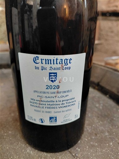 Langvedok Pic-saint-loup Ermitage du Pic Saint Loup 2020