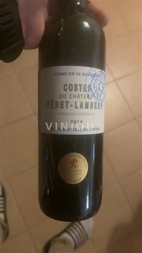 Burdeos Bordeaux superior Château Féret-Lambert Costes du Château Féret-Lambert 2014
