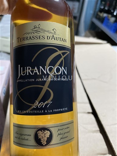 Sud-Ouest Jurançon Terrasses Autan 2017