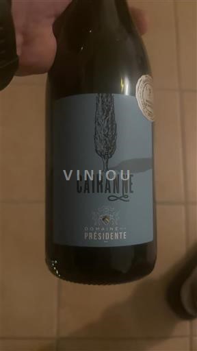 Rhônen laakso Cairanne Domaine La Présidente 2022