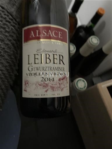 Alsace Gewurztraminer Edouard Leiber Vieilles Vignes 2014